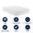 Green Tea Cooling Gel 3-Layer Memory Foam Mattress In A Box-1548686622