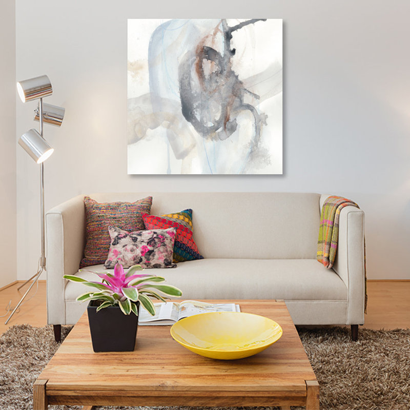 «Supposition IV», reproduction sur toile, H 37 po x l 37 po x P 1,5 po, Pas de tapis, Toile tendue