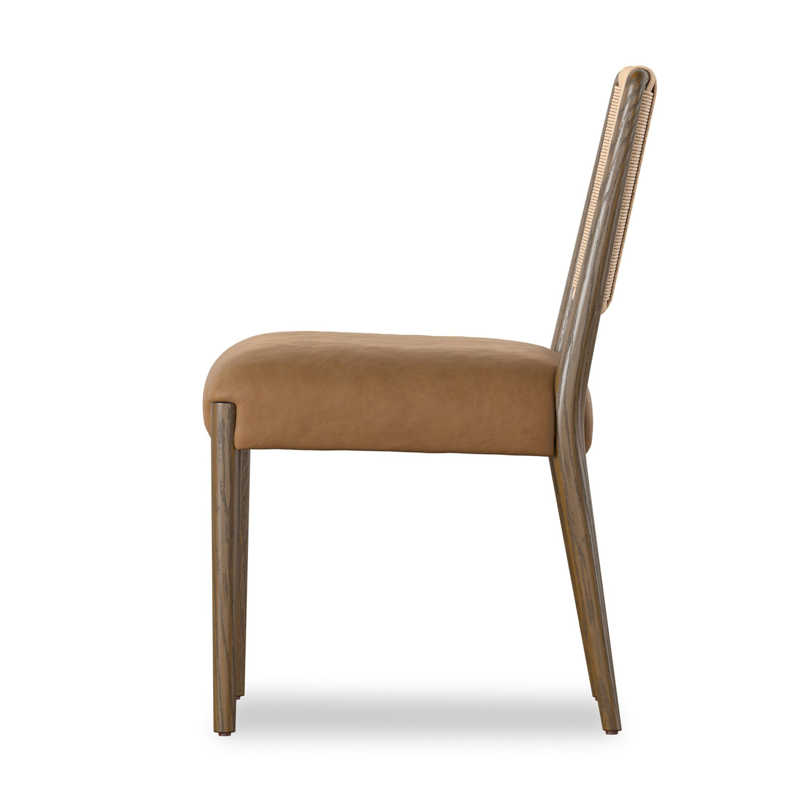 Betha Linen Oak Dining Chair, Maestro Camel, Tan Ash