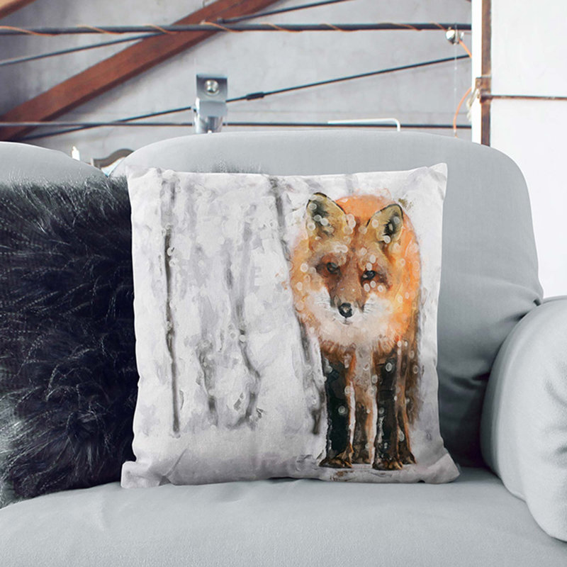 Square Throw Cushion, 40cm H x 40cm W x 15cm D