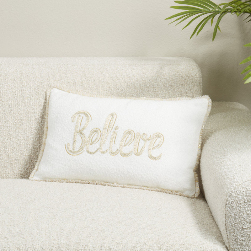 Coussin Believe, Housse de coussin seulement - sans coussin