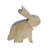Bunny Hop Wooden Enamel Bunny w/ Natural Beads-106207852