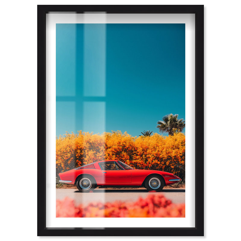 «Timeless Drive (V) Shadowbox» par Notoriart, H 46 po x l 31 po, Noir