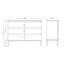 Abrah 100cm W 3 - Drawer Chest of Drawers-1879145730