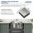 17" L x 19" W Undermount Bar Sink Bar Prep Sink 16 Gauge Stainless Steel Single Bowl Kitchen Sink