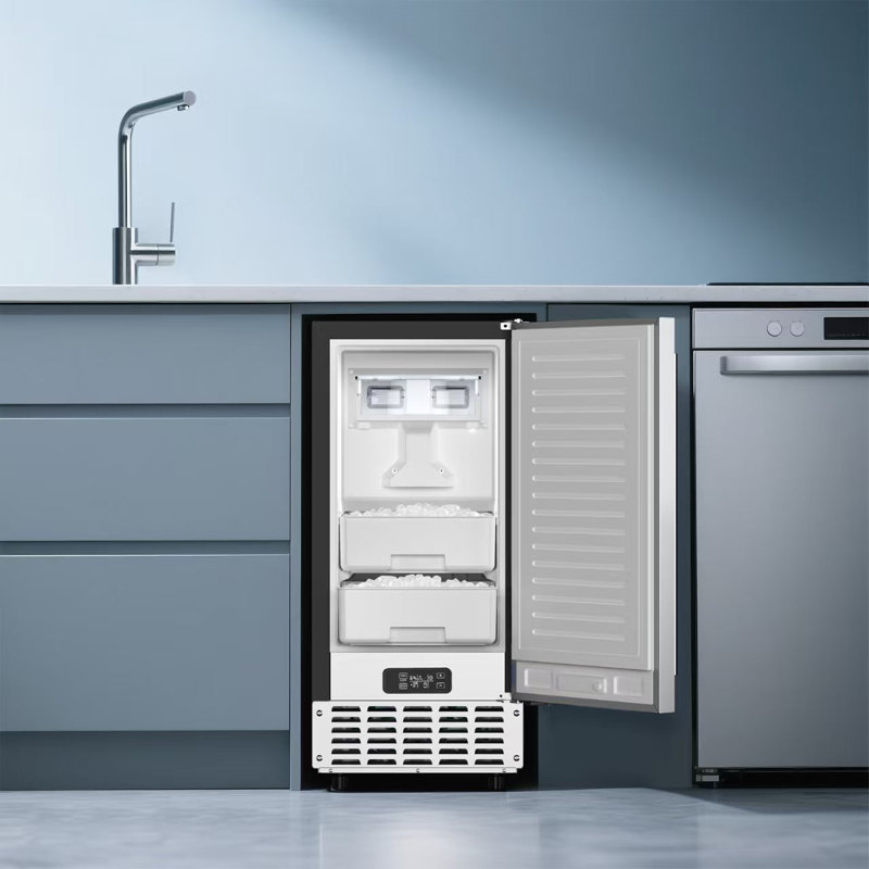 Northair Commercial Under Counter Nugget Ice Maker Machine, 66lbs/day, Bulit-in Freestanding Ice Maker