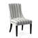 Tuxedo Slipper Dining Chair