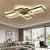 Ewalt Neutral Style Rectangular 110cm Ceiling Flush Light