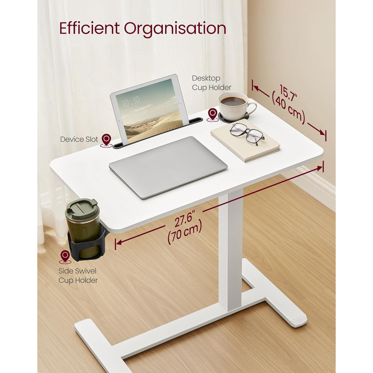 Inbox Zero Height Adjustable Rectangular Standing Desk | Wayfair.co.uk