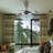 Tikia 42" Colorful variable light crystal Bluetooth fan light and retractable fans