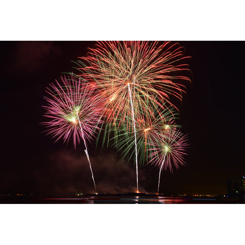 " Fireworks ", 20" H x 30" W x 1.25" D