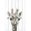 «Floral Crowned Giraffe», reproduction d'art sur bois blanc-61297376