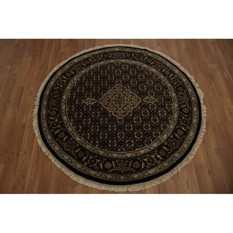 Tapis rond noir Luxury Luxury