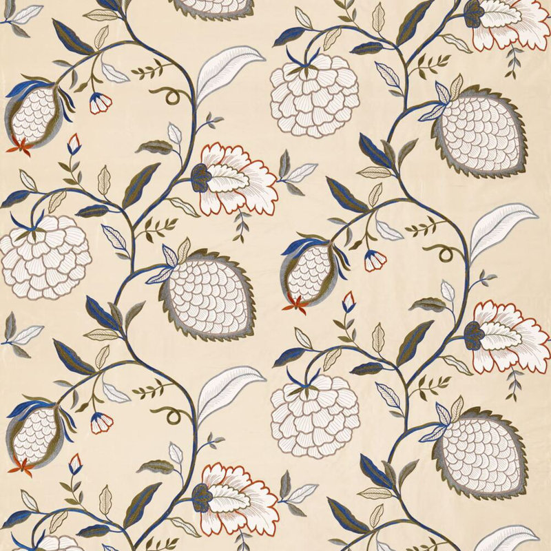 Pomegranate Tree Fabric, Indienne