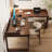 Tan Rectangular Solid Wood desks-107288381-107288379