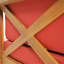 Mobilier de patio en bois rouge - et table basse, siège à eau, rembourrage de table style de vie élégant, extérieur classique