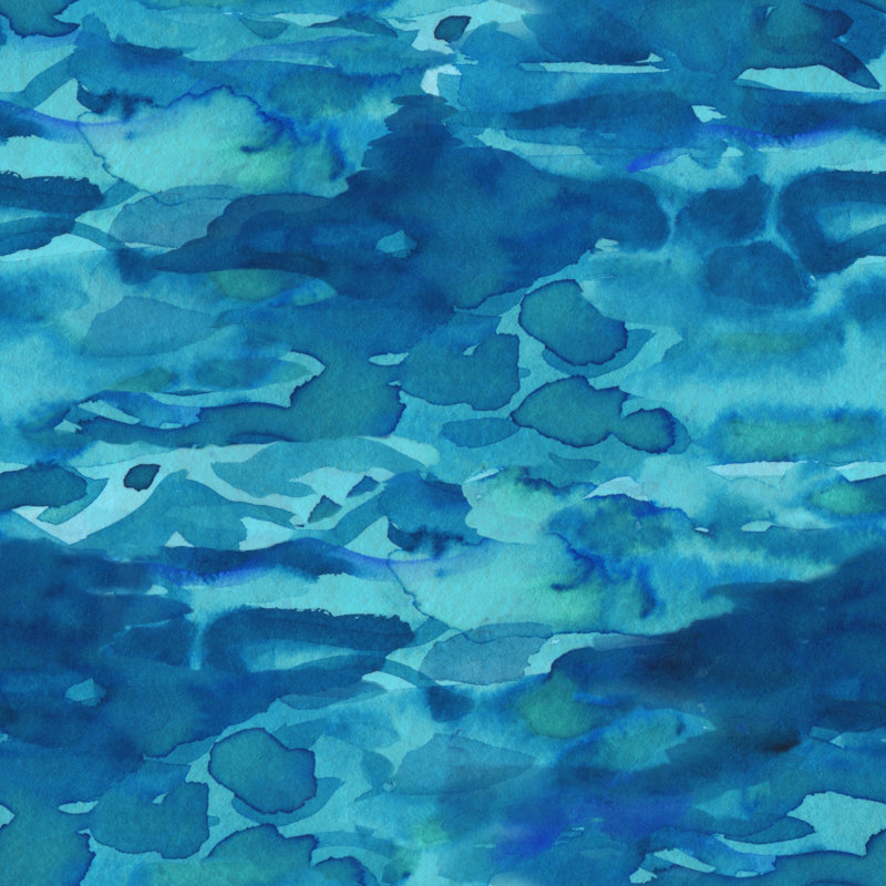 "Bocio", aquarelle abstraite sur toile par Katyau, peinture, H 20 po x l 20 po