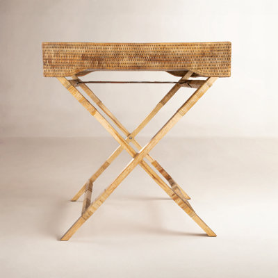 Artifacts Rattan Tray Top End Table