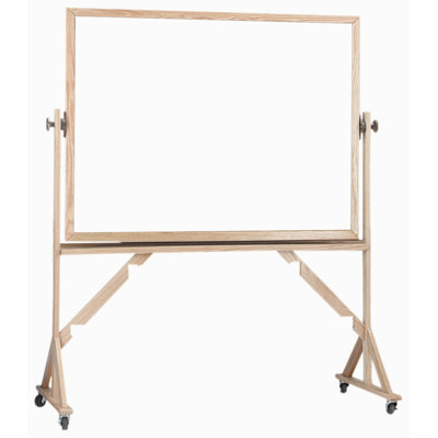 Tableau blanc réversible sur pied