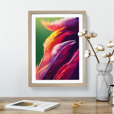 Exotic Feathers - Single Picture Frame Print