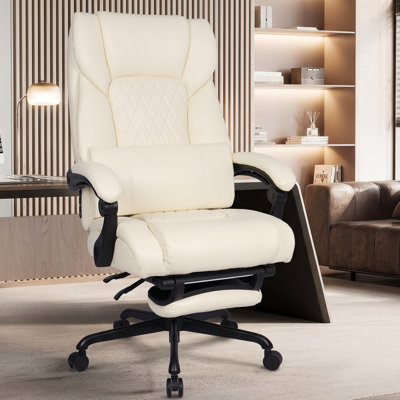 Fauteuil de direction chauffant avec repose-pieds