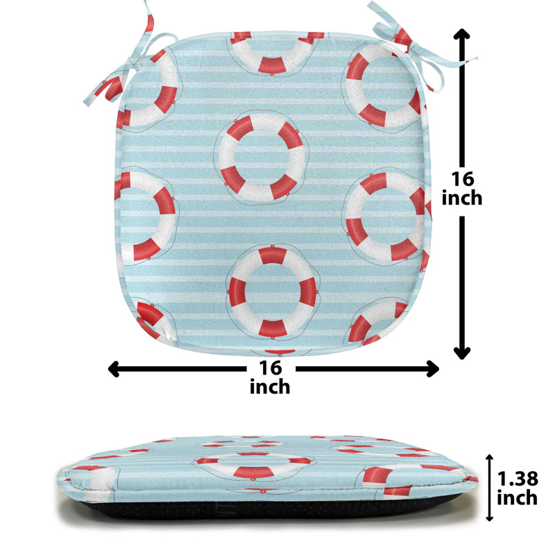 Coussin de siège intérieur / extérieur Nautical Sea