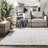 Alanson Contemporary Power Loom Performance Shag White Rug-268842204