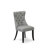 7 Piece Dining Set Includes a Rectangle Rustic Wood Kitchen Table and 6 Chairs, Sandblasting Antique Walnut-1527675602-1527675615
