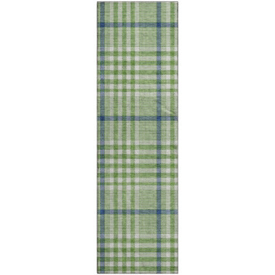 Premium Machine Washable Corry AMF1054 Plaid Rug