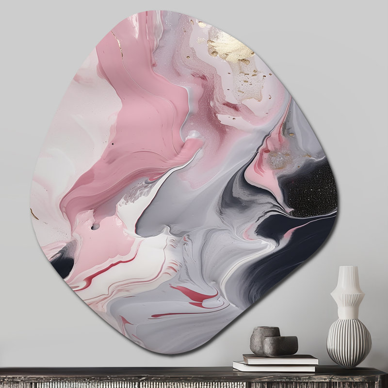 Œuvre d'art en marbre massif II, H 28 po x l 25 po