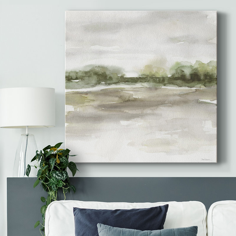 Treeline View - Impression sur toile tendue, H 32 po x l 32 po x P 1,5 po