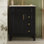 Meuble-lavabo de salle de bain avec lavabo en céramique, petite armoire de salle de bain, armoire moderne avec 2 tiroirs et tablette réglable