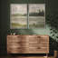 «Quiet Lakeside Morning Peaceful Nature Scene», 2 pièces sur toile-98374021-98374018