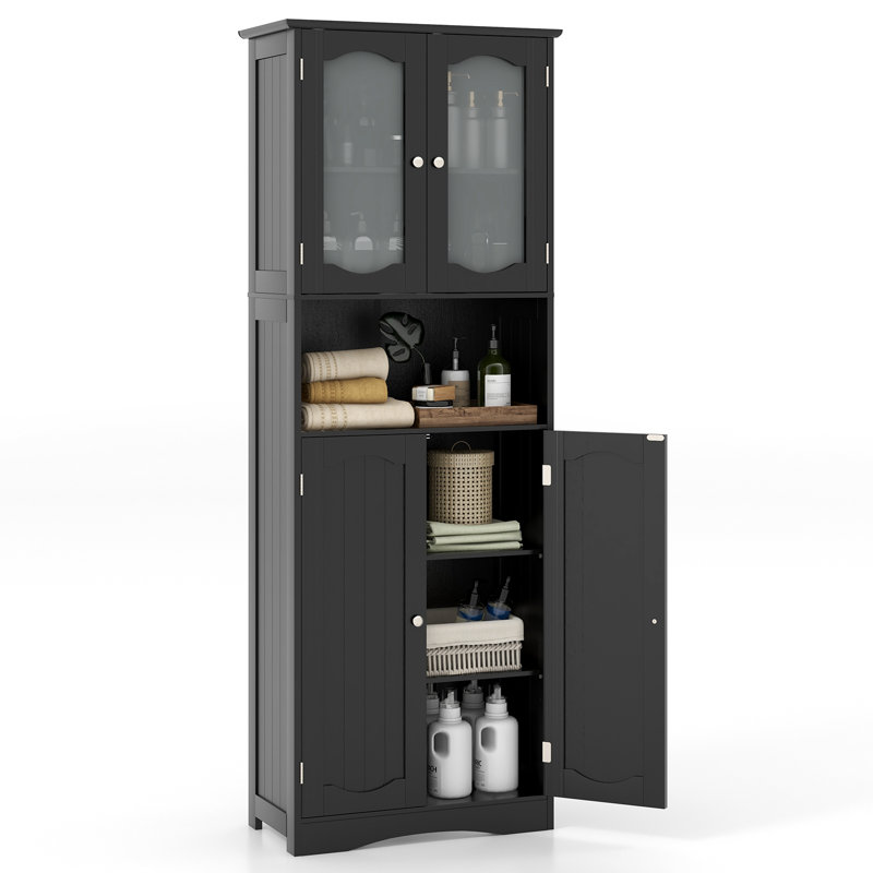 Bathroom Cabinet, Black