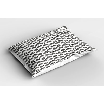 Motorcycle Polyester Sham Set