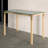 Sawin Glass Top Metal Base Writing Desk