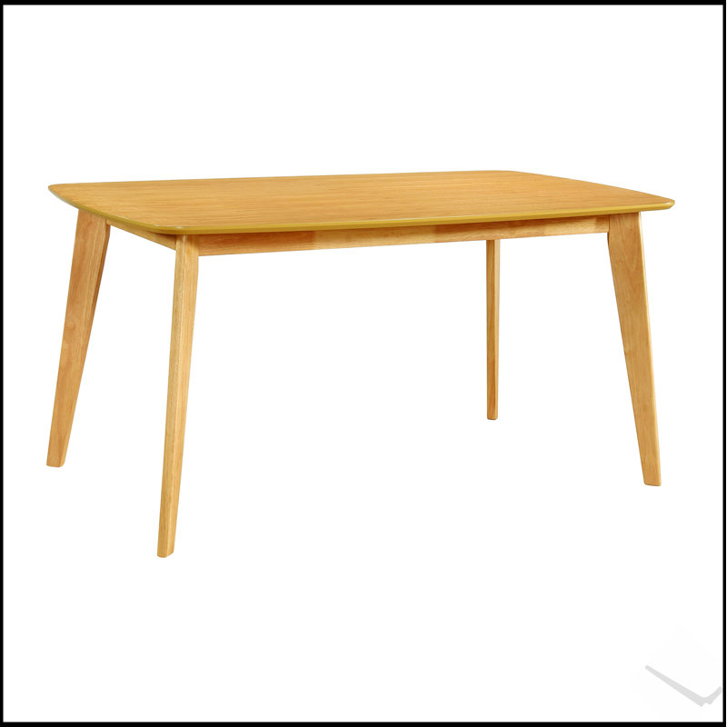 Table de salle à manger en chêne naturel pour une élégance décontractée et une durabilité robuste, parfaite pour toute salle à manger ou cuisine.