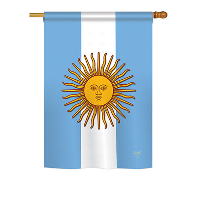 Double Sided Polyester House Flag