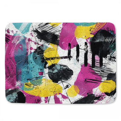 Tapis de salle de bain abstrait