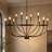Otho 12-Light 47”W Oversize Dimmable Wagon Wheel Chandelier