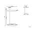 Northwich Glass Top Frame End Table