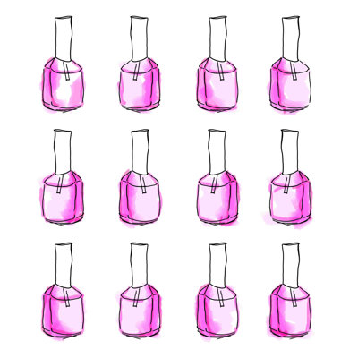 " Nail Polish " Painting Print