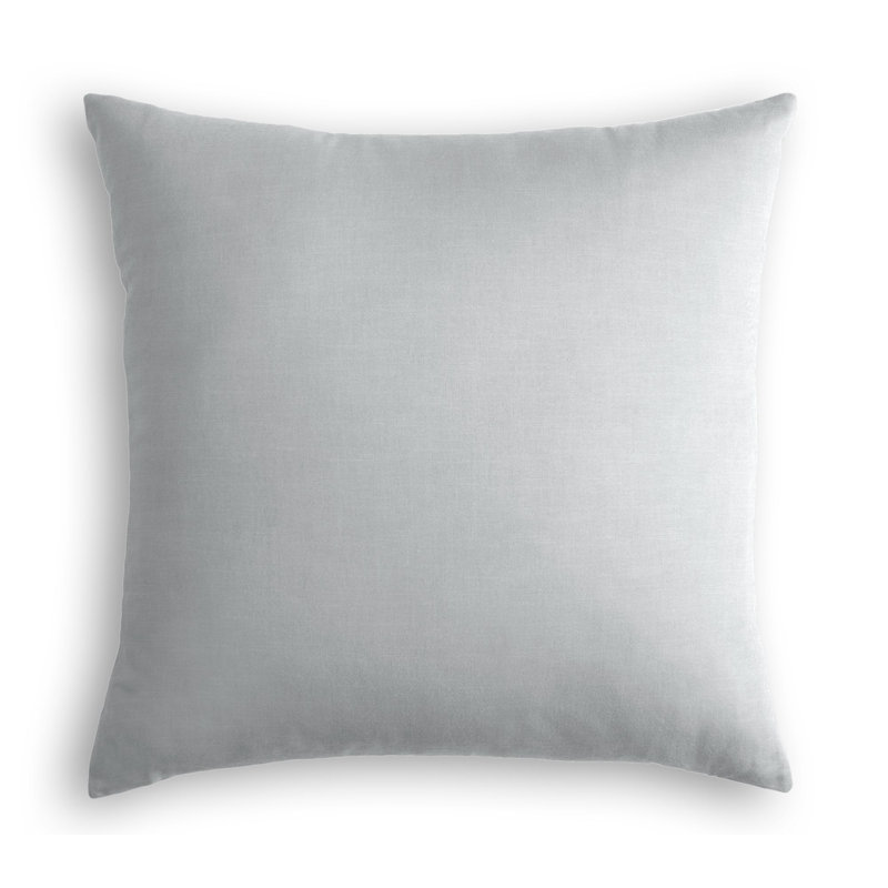 Housse de coussin carrée, 16 po x 16 po, Gris, Housse de coussin seulement - sans coussin