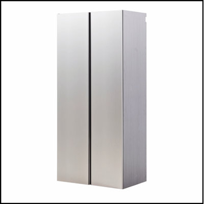 Nova Series Metallic Gray Wood Garage Cabinet with Soft-Closing Mechanism and Wall-Mounted Option for Enhanced Storage