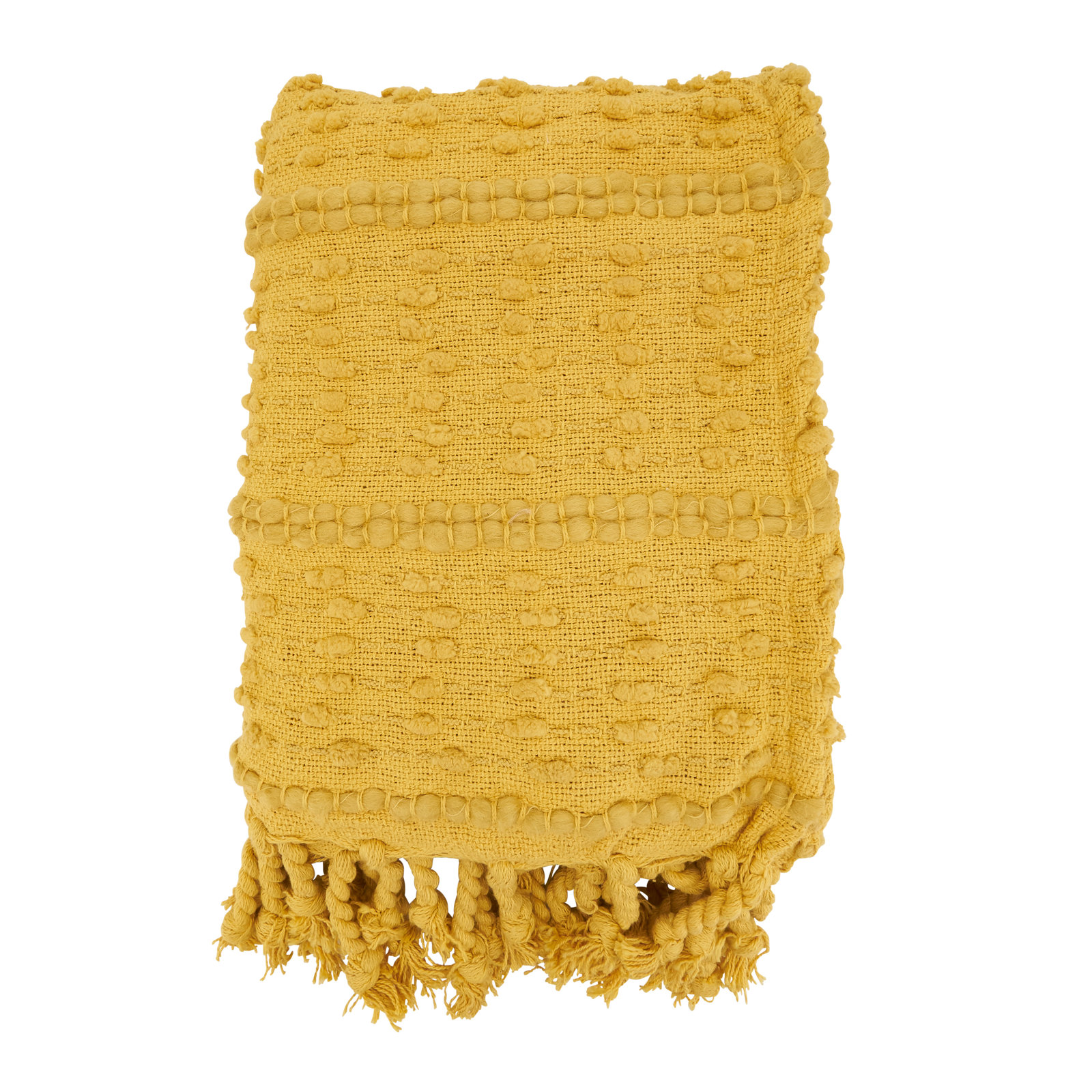 Matra Throw Blanket, Mustard