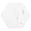 Timeless Hex Calacatta 8-5/8" x 9-7/8" Beveled Porcelain Patterned Wall & Floor Tile