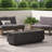 40" Outdoor 50,000 BTU Rectangular Iron Propane Fire Pit (Tank Cover not Included)