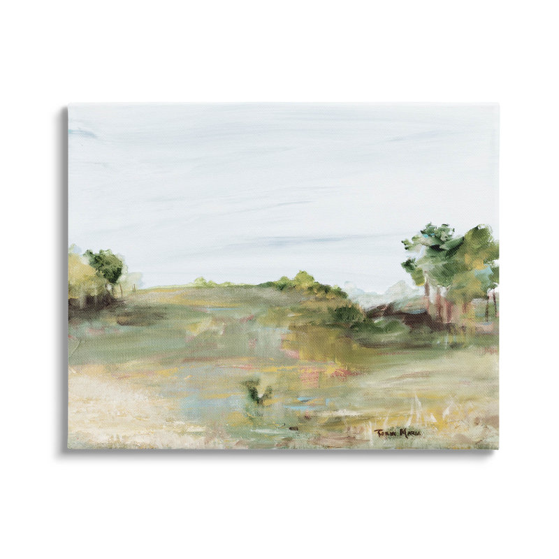 «Grassland Nature Horizon Scene», art mural par Robin Maria, H 24 po x l 30 po x P 1,5 po