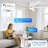 52 Inch Smart Remote,Alexa,APP Control White Ceiling Fan with Dimmable LED Light Outdoor Indoor Flush Mount Low Profile 6 speeds Reversible Quiet DC Motor Plywood 5 Blades Color Change for Farmhouse,Dining Room,Living Room-1692371063-1692371062-1692374921