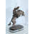 Nifao Bronze Bronco Buster Statue –Frederic Remington Replica Cowboy & Horse Sculpture, Wax Casting on Marble Base, Large Indoor/Outdoor Western Art Reproduction for Rustic Decor18 x 14" x 23"H